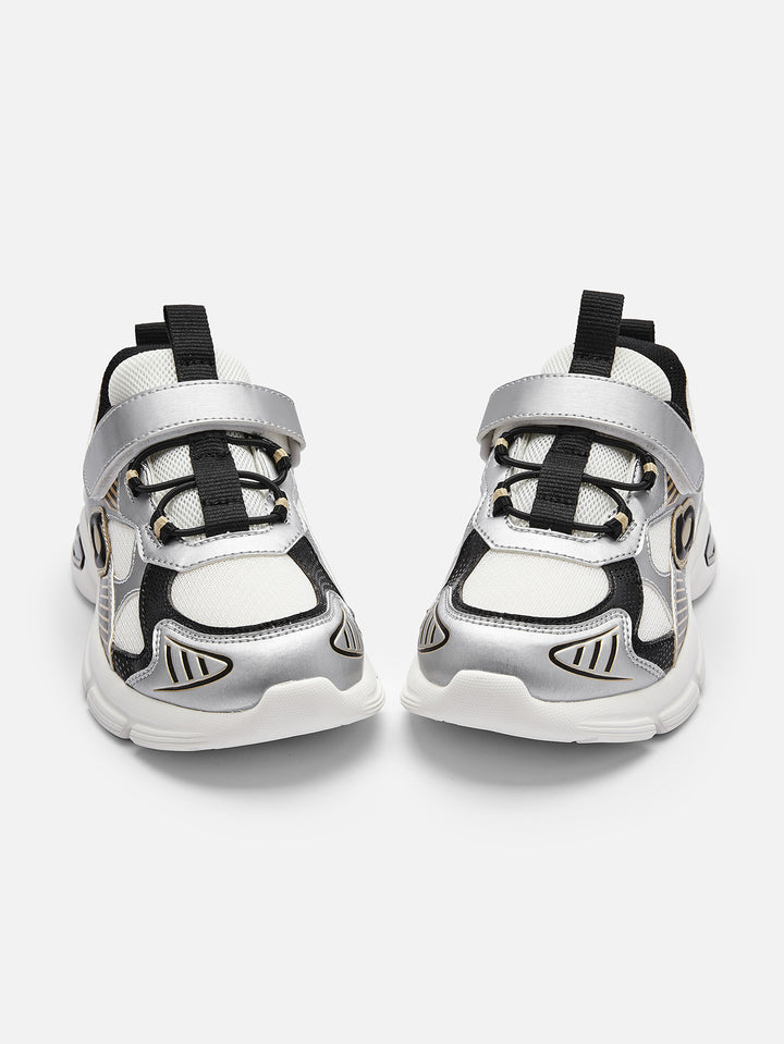 Smoky Silver Toddler jogging shoes