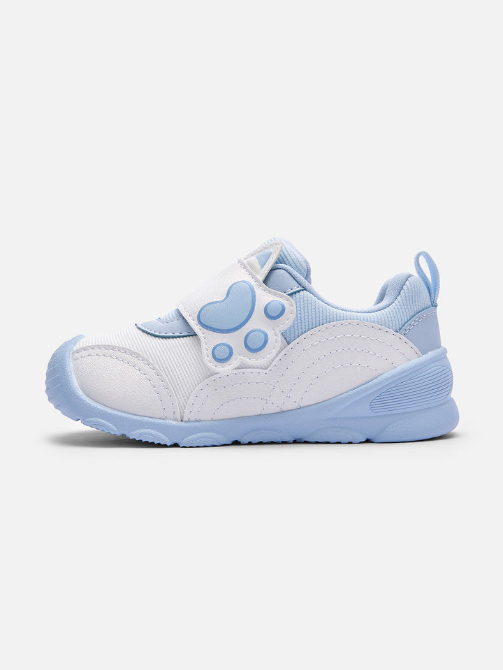 Blue and white Baby walking shoes