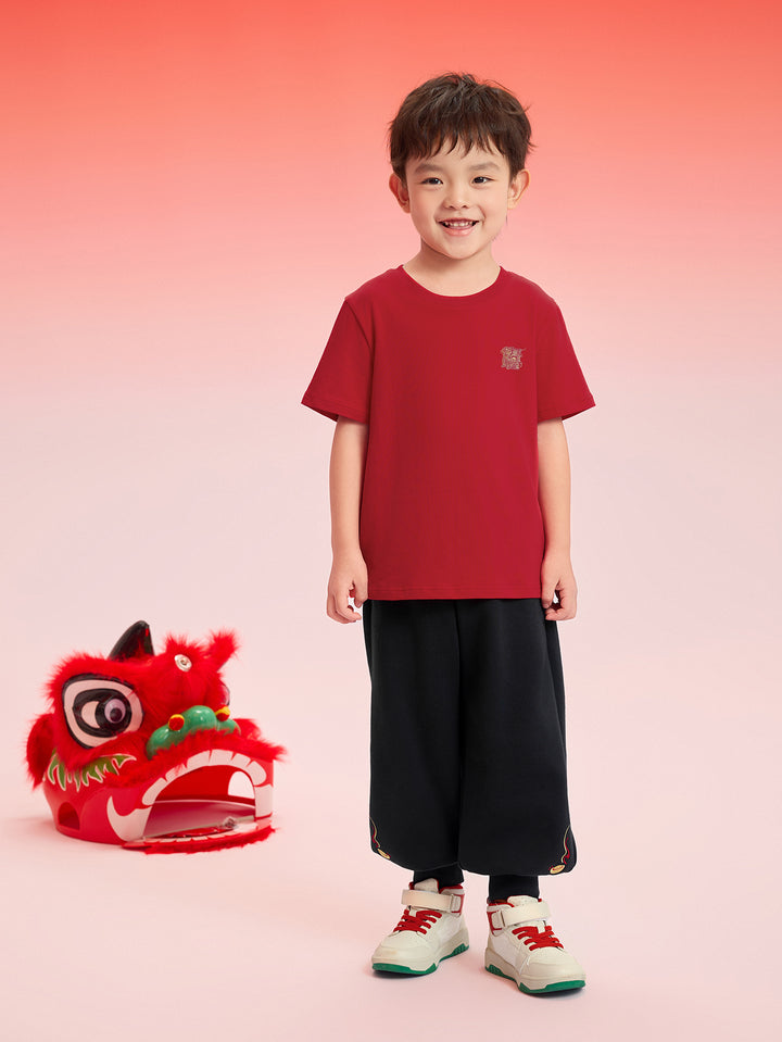 Chinese Red Home Wear