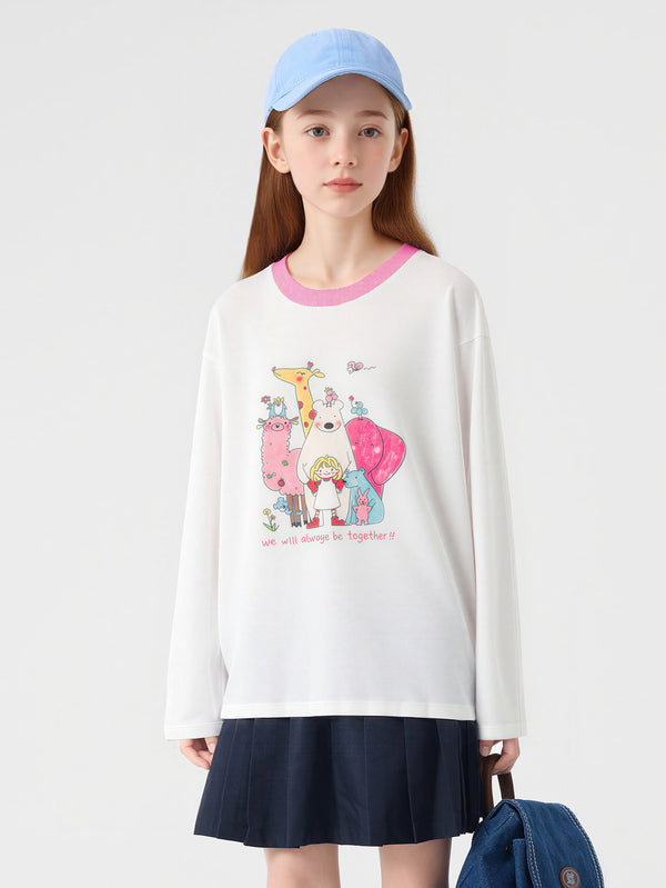 Balabala Girl Kids Long Sleeve T-Shirt