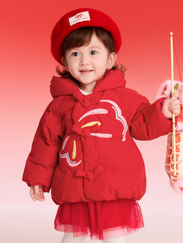 Balabala Chaqueta de plumón para niña pequeña