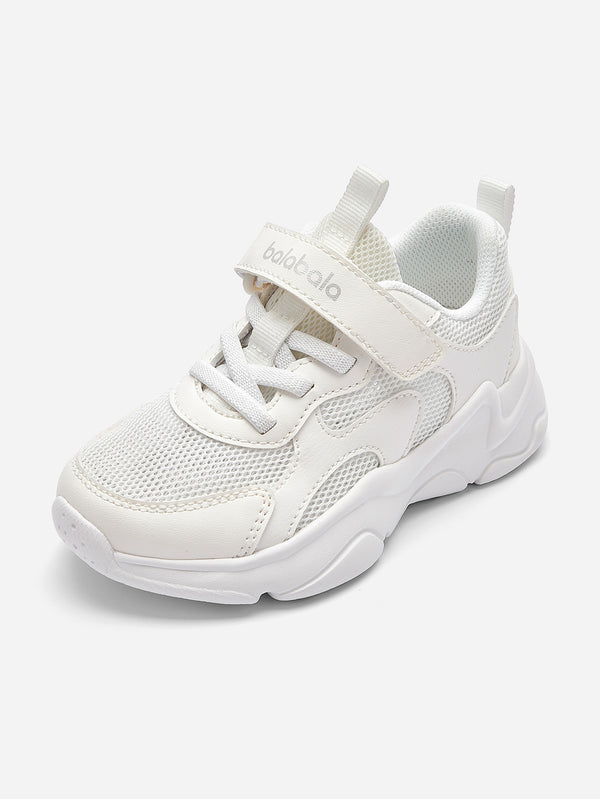 White Toddler Kids jogging shoes