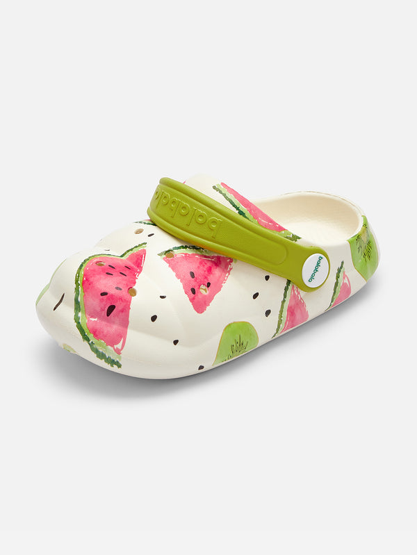 White flower color Toddler sandals