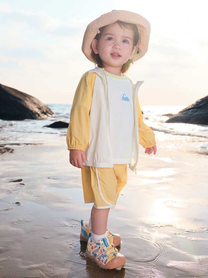 Sunny Orange Baby Unisex Woven Suit