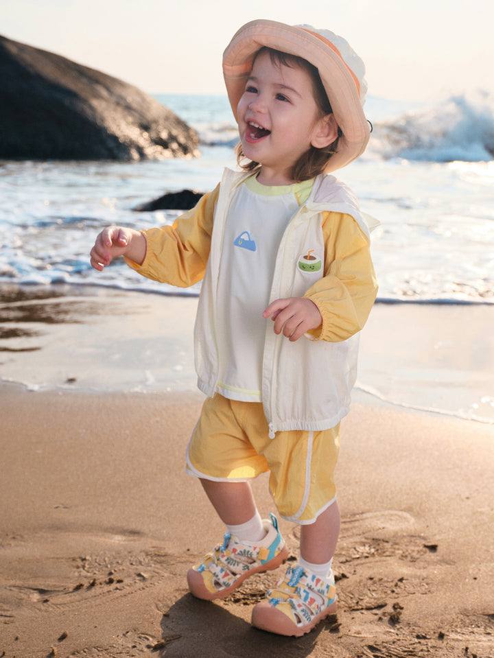 Sunny Orange Baby Unisex Woven Suit