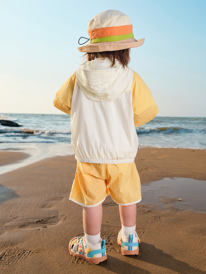 Sunny Orange Baby Unisex Woven Suit