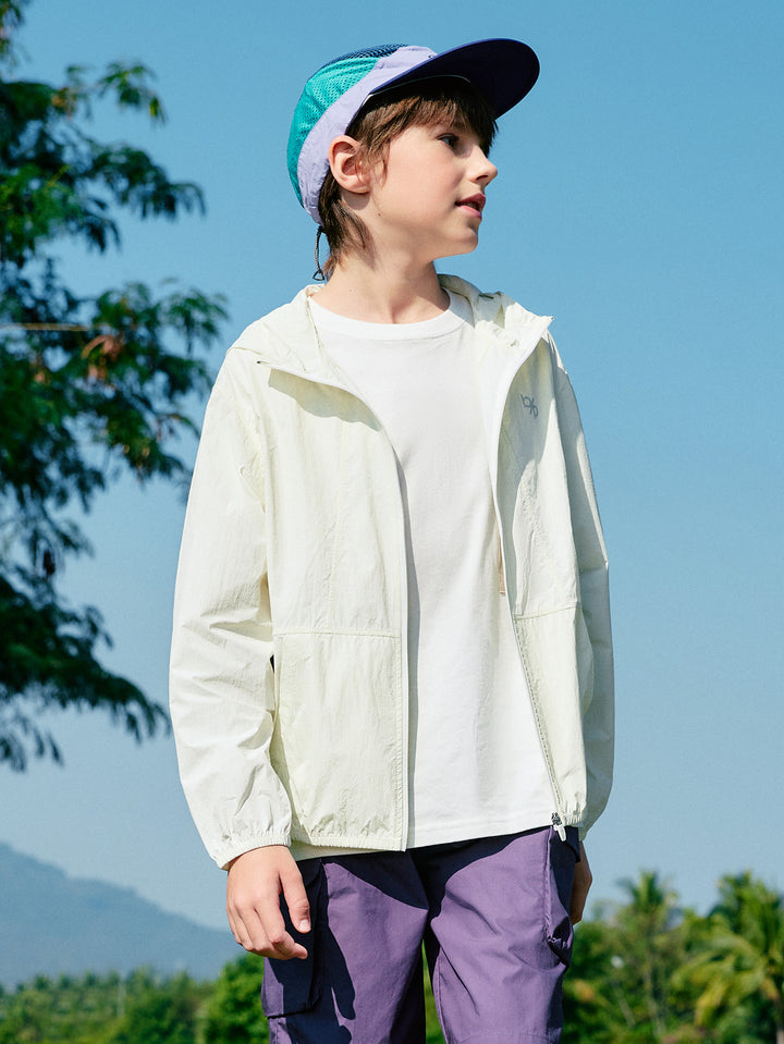 Raw White Kids Unisex Woven Jacket