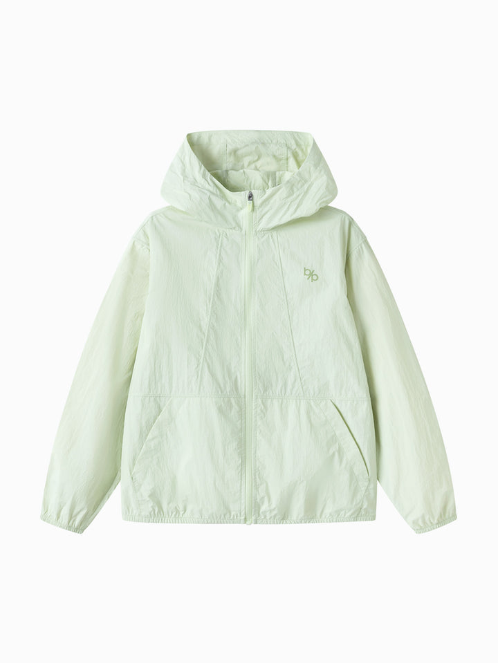 Pink Green Kids Unisex Woven Jacket