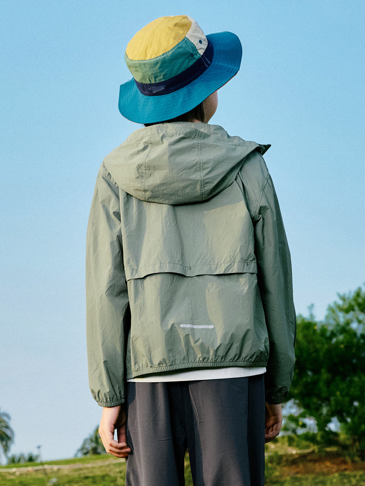 Dusty Green Kids Unisex Woven Jacket