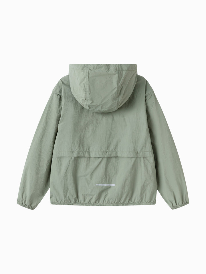 Dusty Green Kids Unisex Woven Jacket