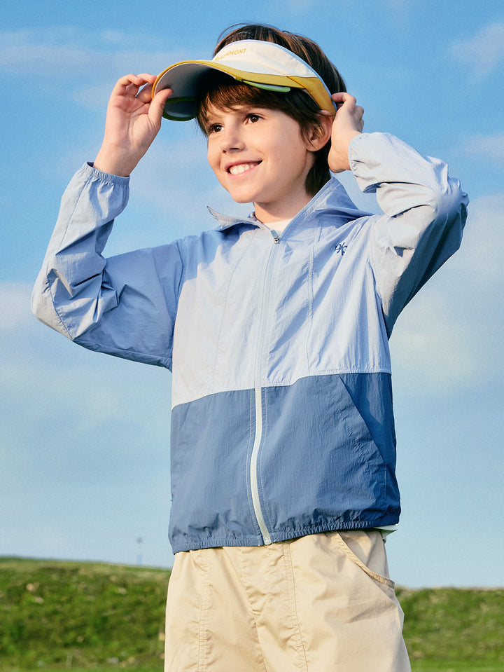 Powder Blue Kids Unisex Woven Jacket