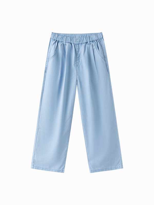 Denim Light Blue Kids Girl Denim Pants