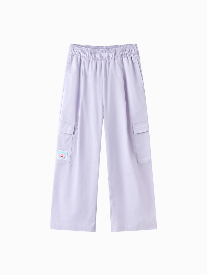 Powder Purple Kids Girl Trousers