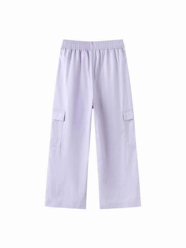 Powder Purple Kids Girl Trousers