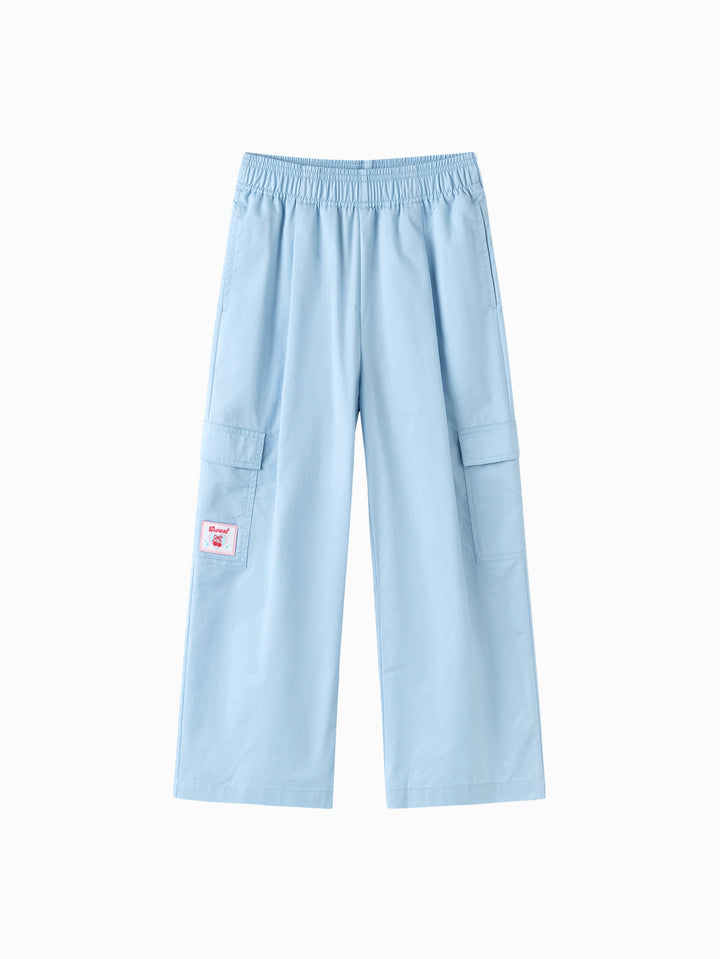 Powder Blue Kids Girl Trousers