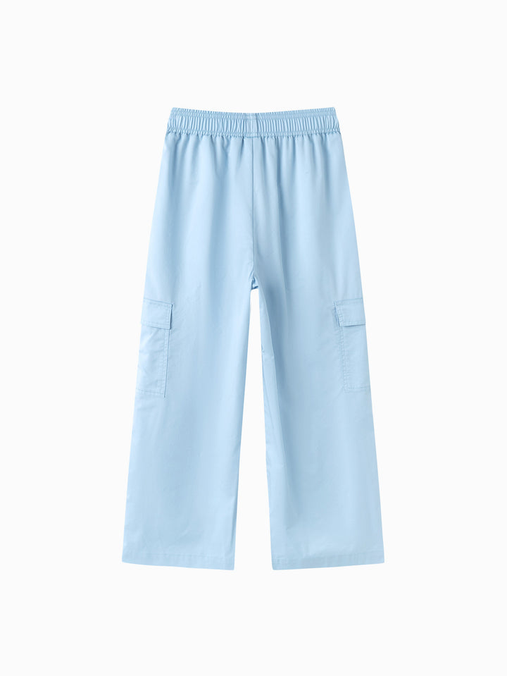 Powder Blue Kids Girl Trousers