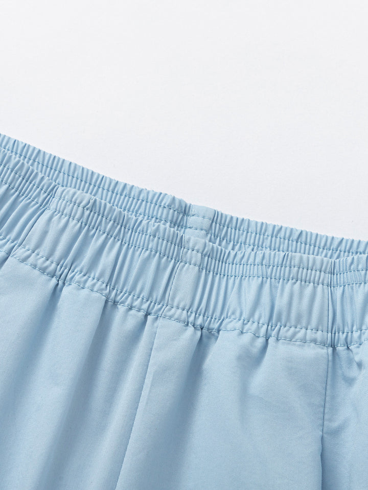 Powder Blue Kids Girl Trousers