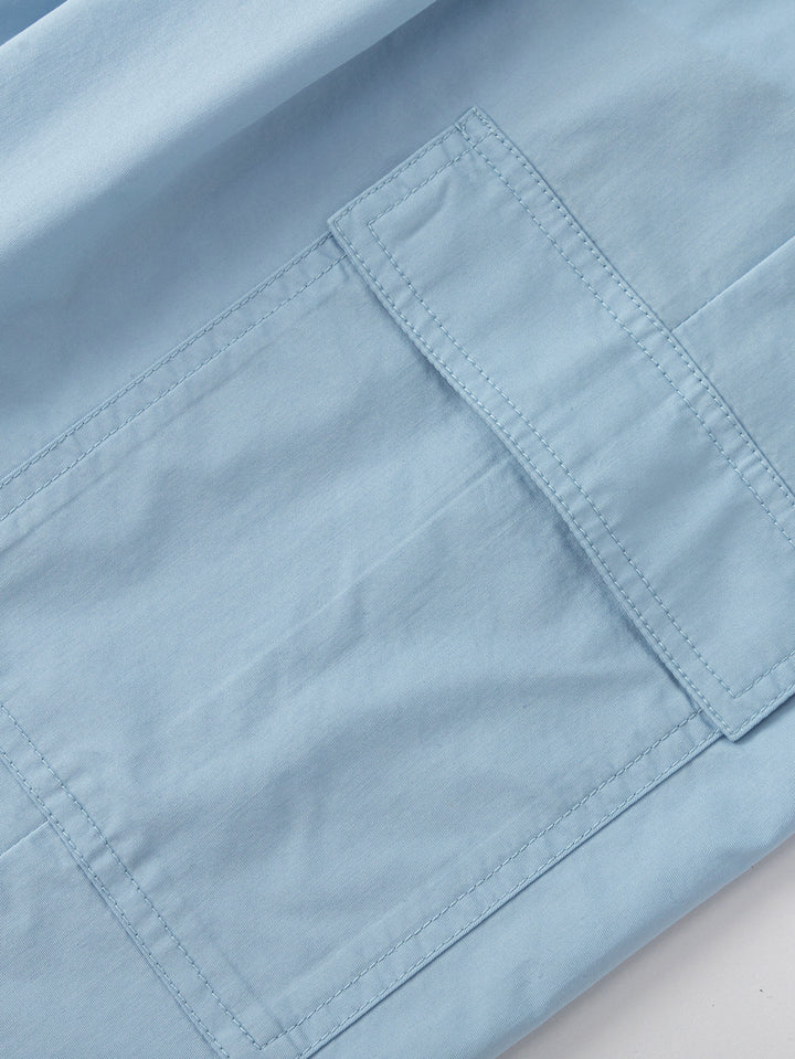 Powder Blue Kids Girl Trousers