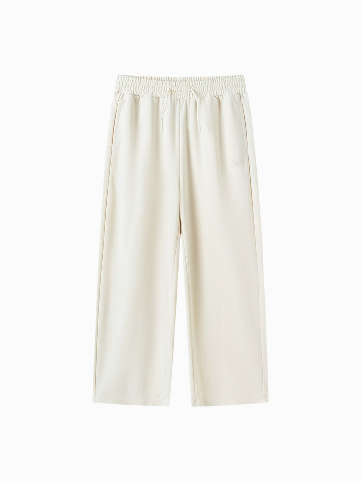 Light Khaki Kids Girl Knit Trousers