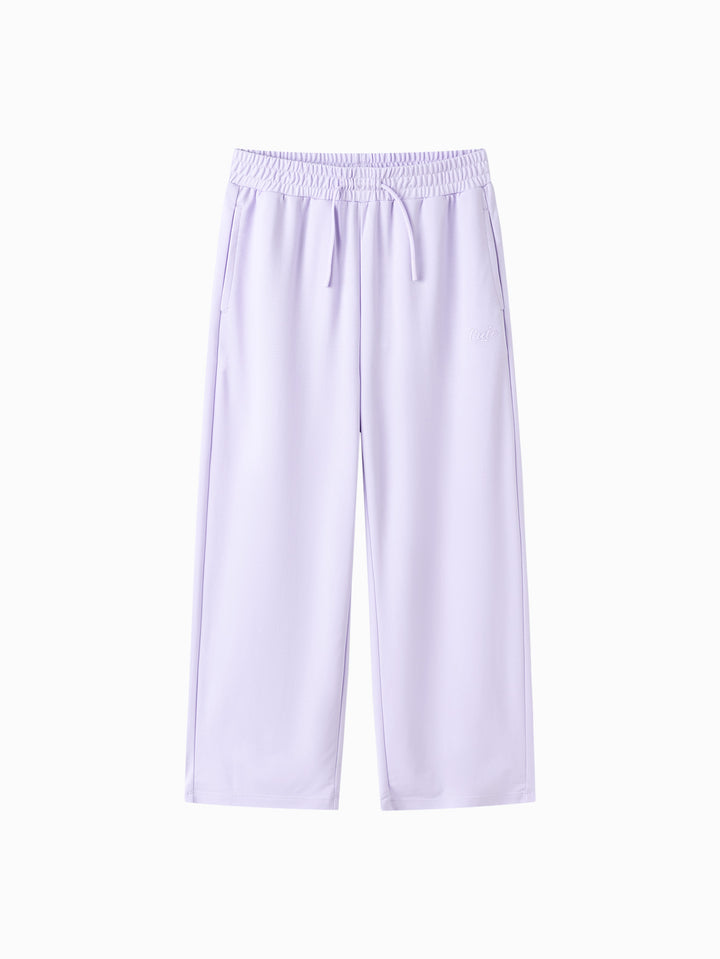 Purple Kids Girl Knit Trousers