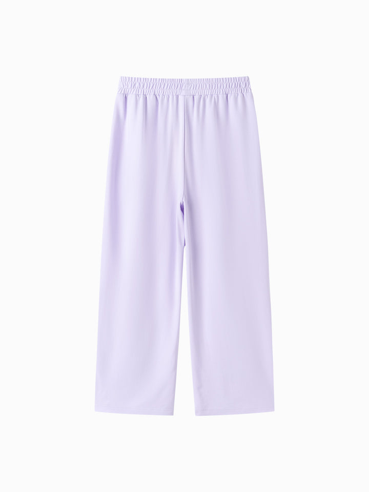 Purple Kids Girl Knit Trousers