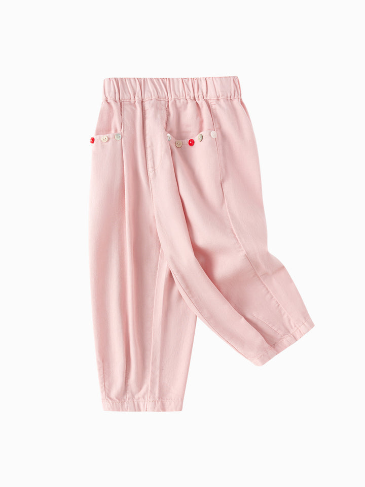 Visions Pink Toddler Girl Denim Pants