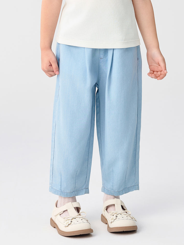 Denim Light Blue Toddler Girl Denim Pants