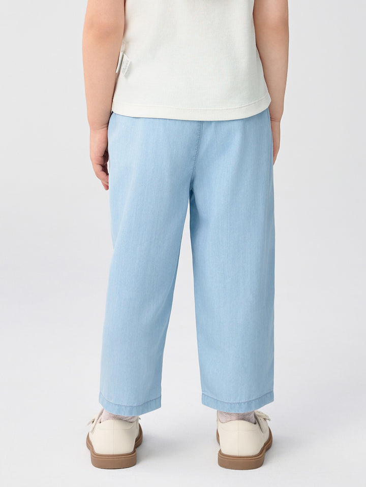 Denim Light Blue Toddler Girl Denim Pants