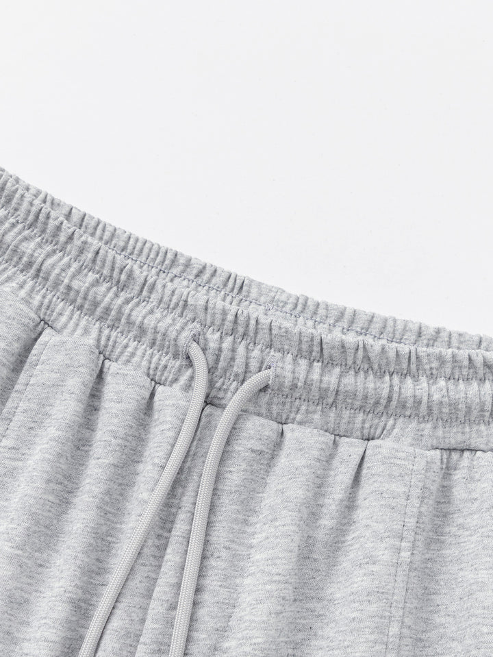 Light Melange Gray Kids Boy Knit Trousers