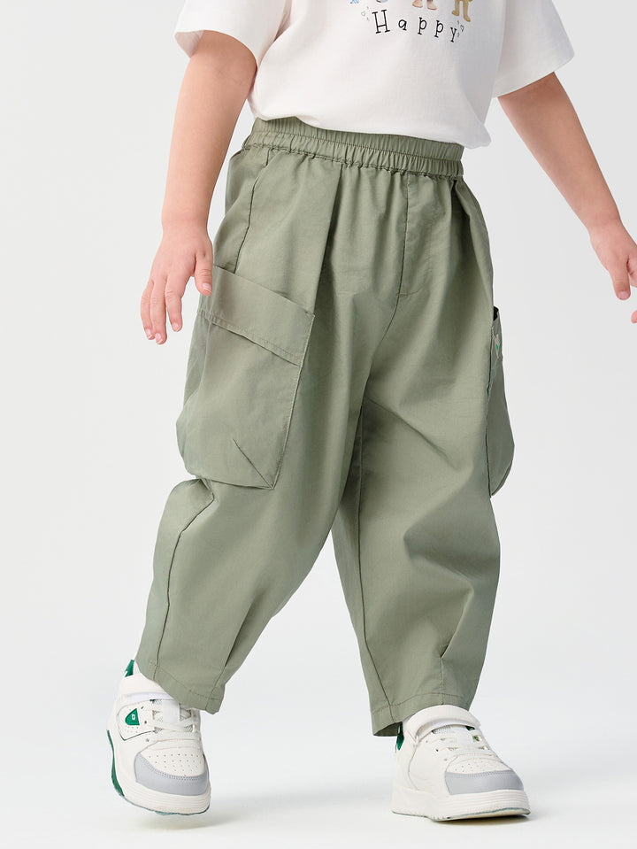 Dusty Green Baby Unisex Trousers