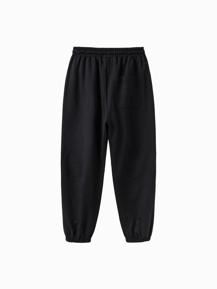 Black Kids Unisex Knit Trousers