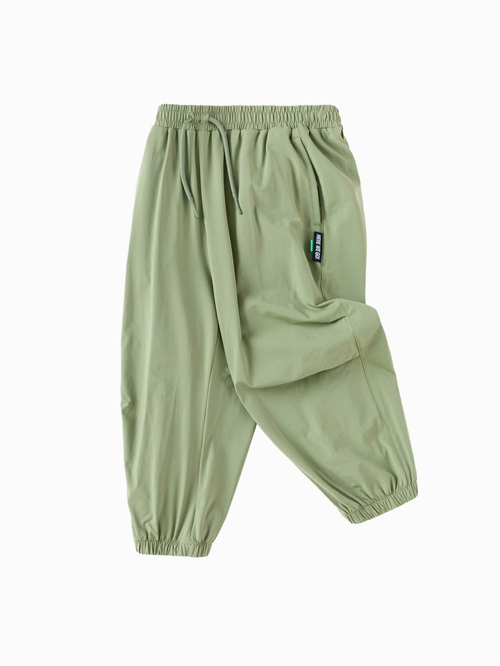 Pink Green Baby Unisex Knit Trousers