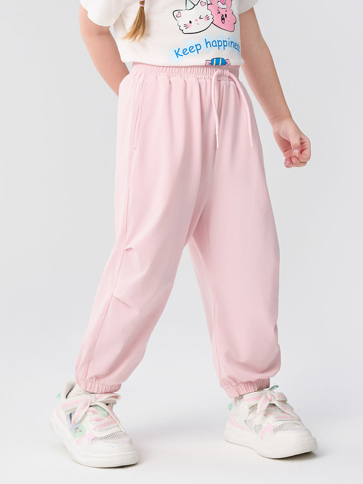 Pink Baby Unisex Knit Trousers