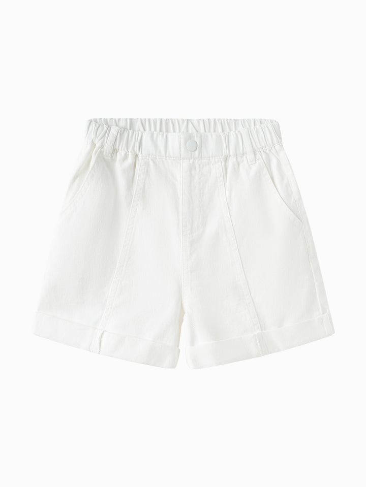 White Kids Girl Denim Shorts