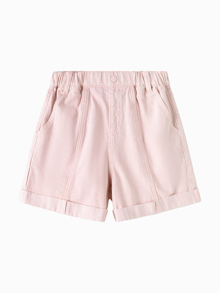 Visions Pink Kids Girl Denim Shorts