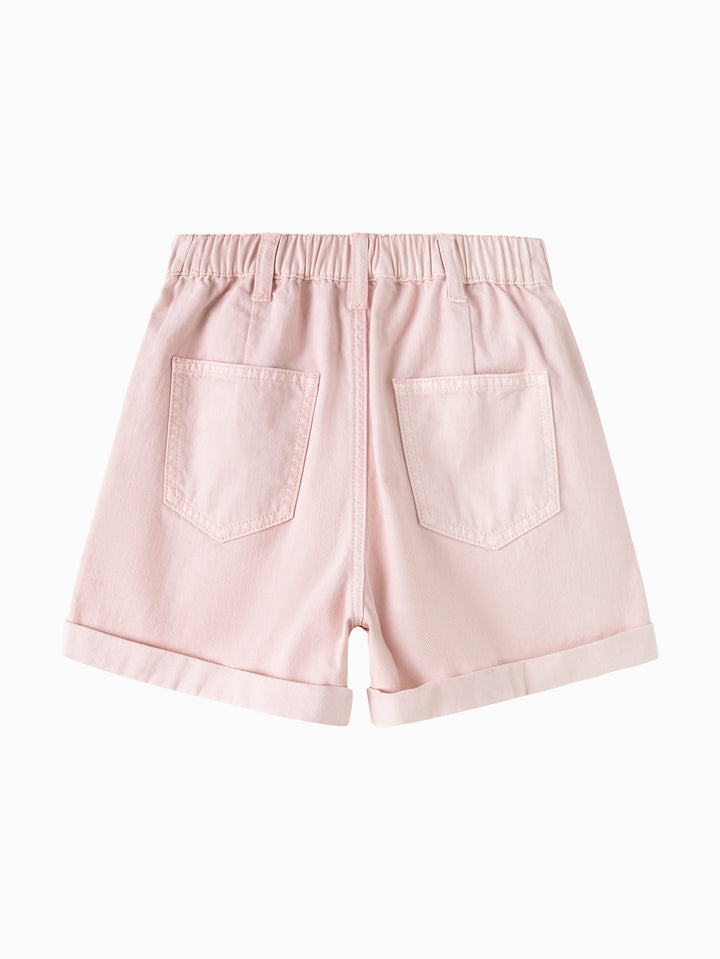 Visions Pink Kids Girl Denim Shorts