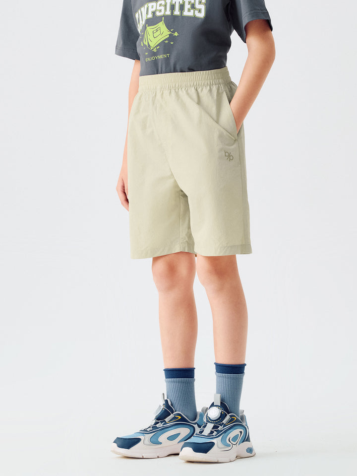 Shell Khaki Kids Unisex Woven Pants