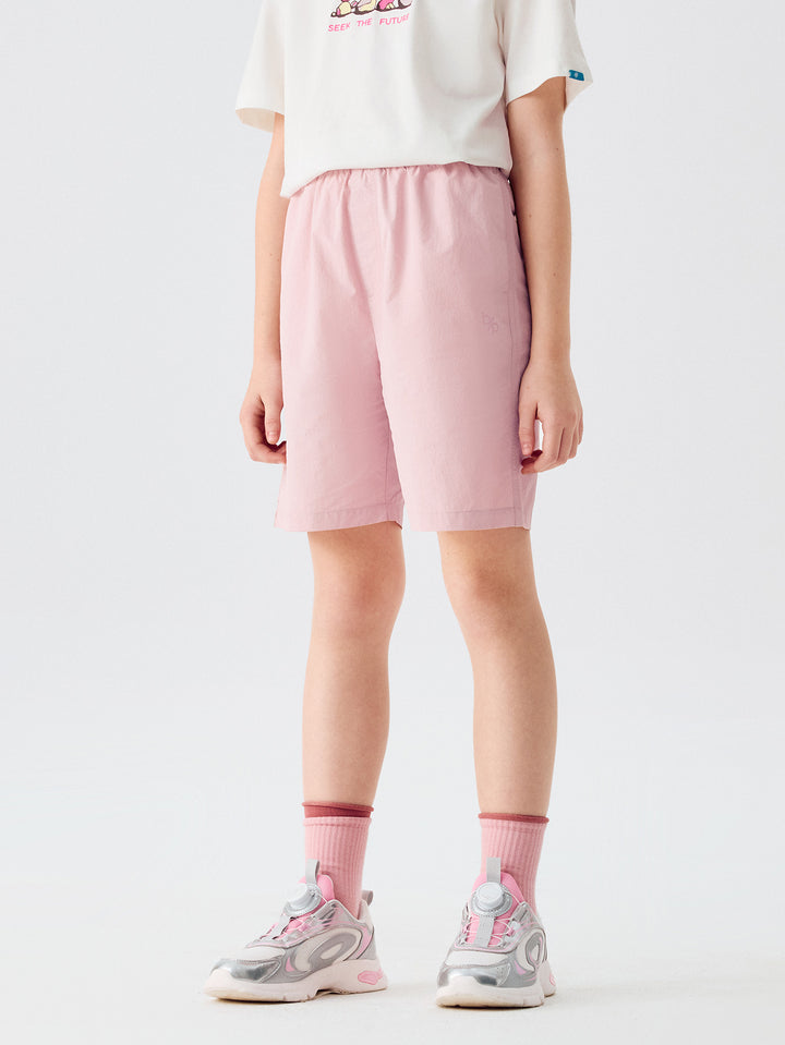 Pink Kids Unisex Woven Pants