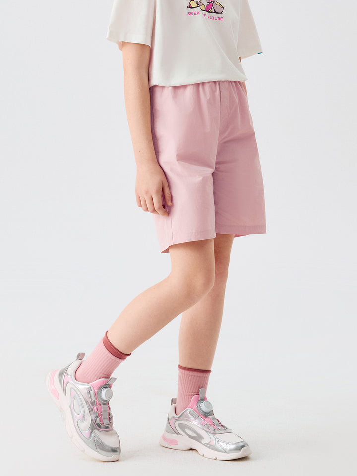 Pink Kids Unisex Woven Pants