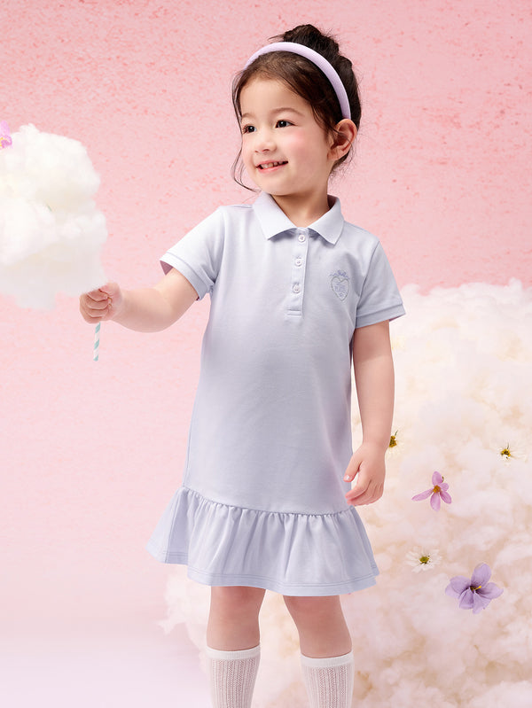 Powder Purple Toddler Girl Dress 208225111020