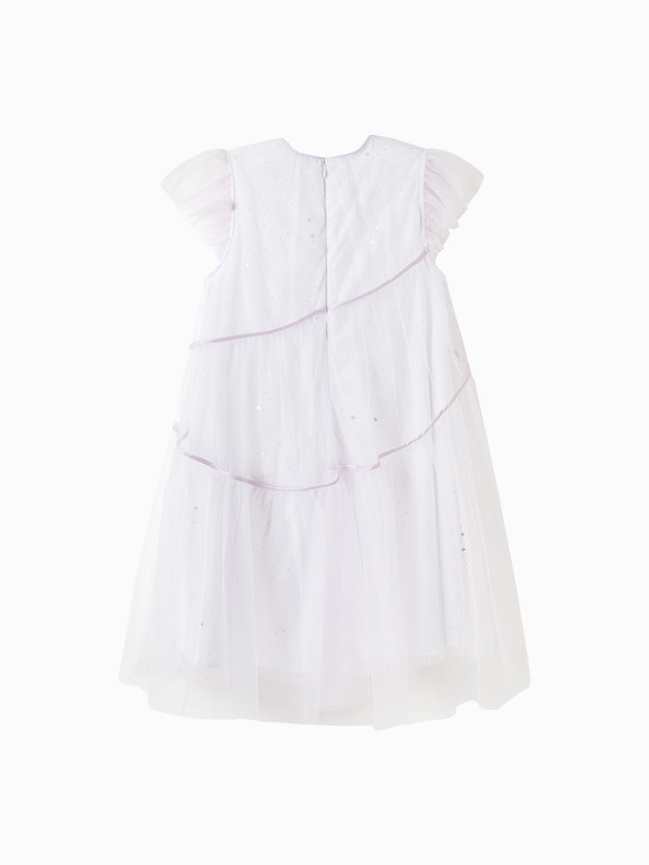 Red Kids Girl Woven Dress