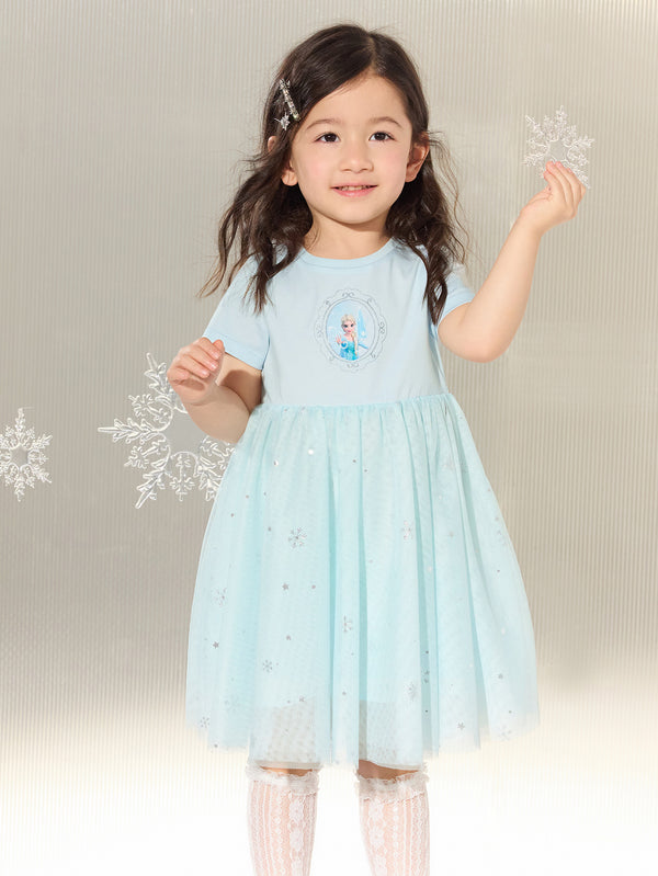 [IP-Frozen] Balabala Elsa Dziecięca sukienka dziewczęca