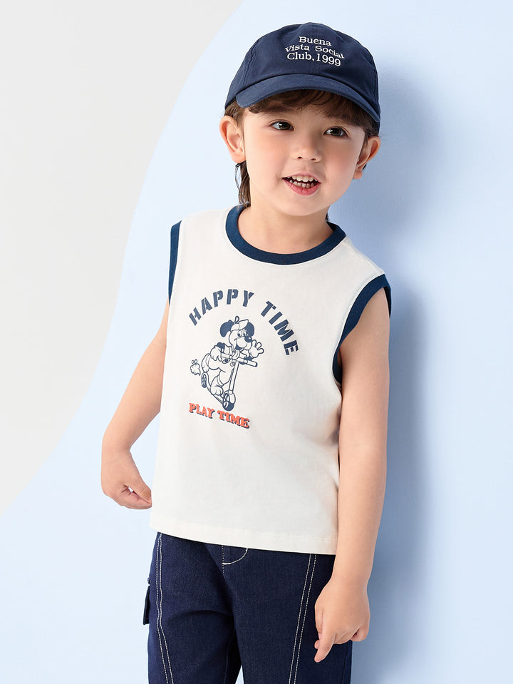 Off-white Baby Boy Knitted Tank