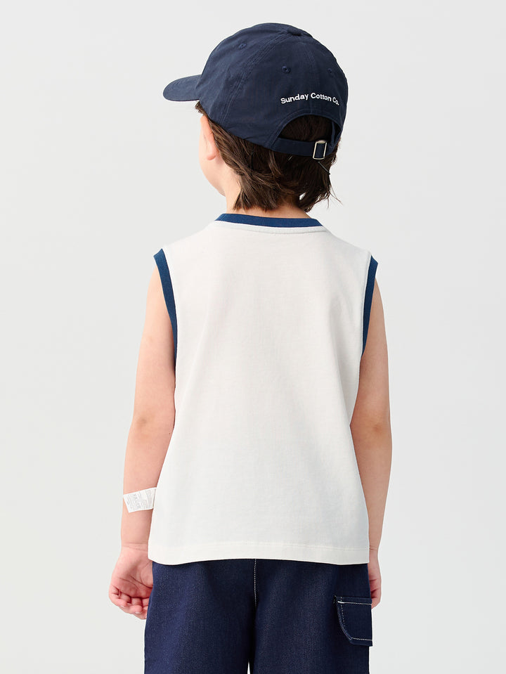 Off-white Baby Boy Knitted Tank