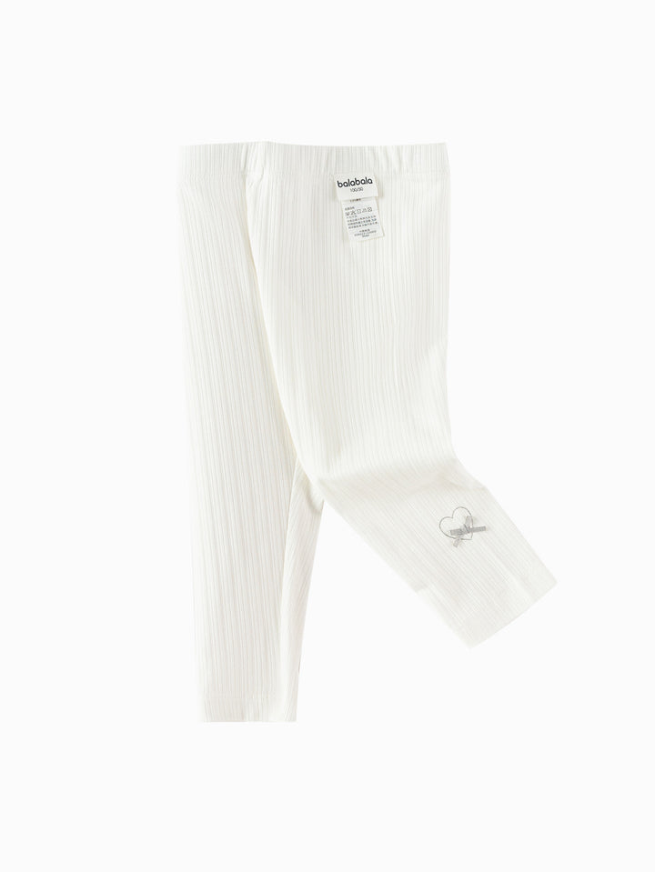 Off-White Baby Girl Base Cropped Trousers