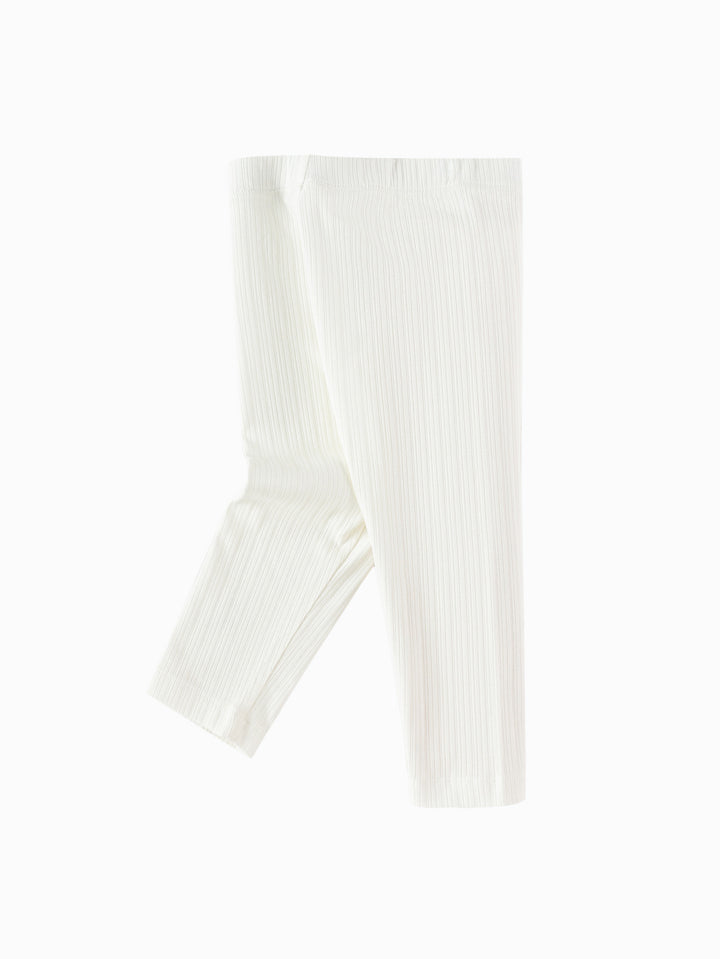 Off-White Baby Girl Base Cropped Trousers