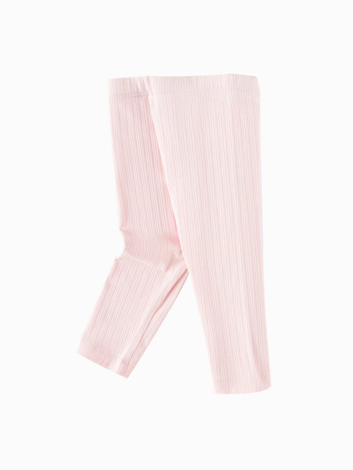 Pink Baby Girl Base Cropped Trousers