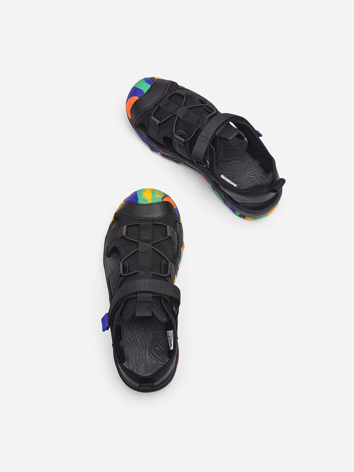 Black Toddler Boy Sports Sandals