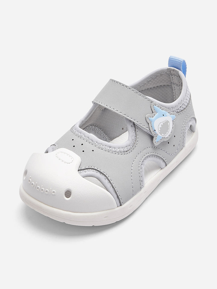 Light Gray Baby Girl Sports Sandals