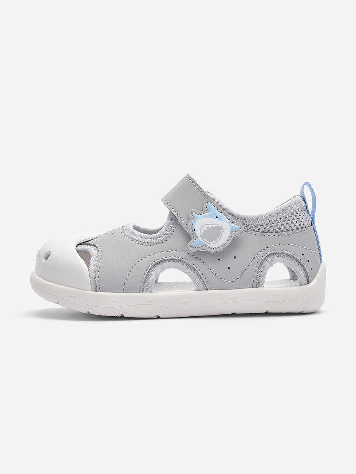 Light Gray Baby Girl Sports Sandals